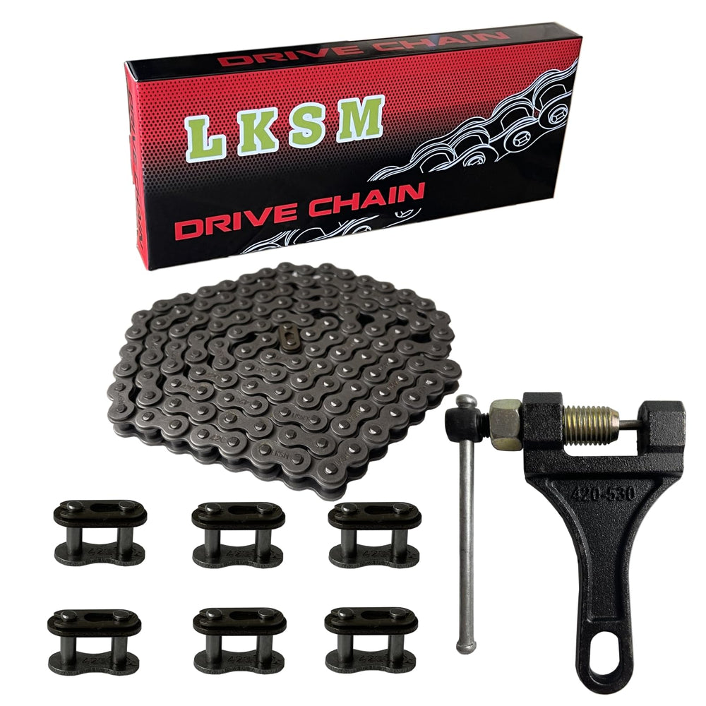 LKSM close-up of roller and link steel demonstrating durable wear resistance