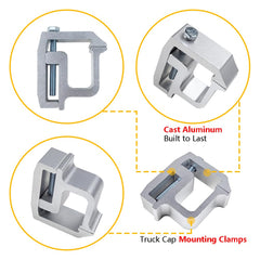 LLNSEAUTO clamp close-up of threaded screw and tightening mechanism for secure grip