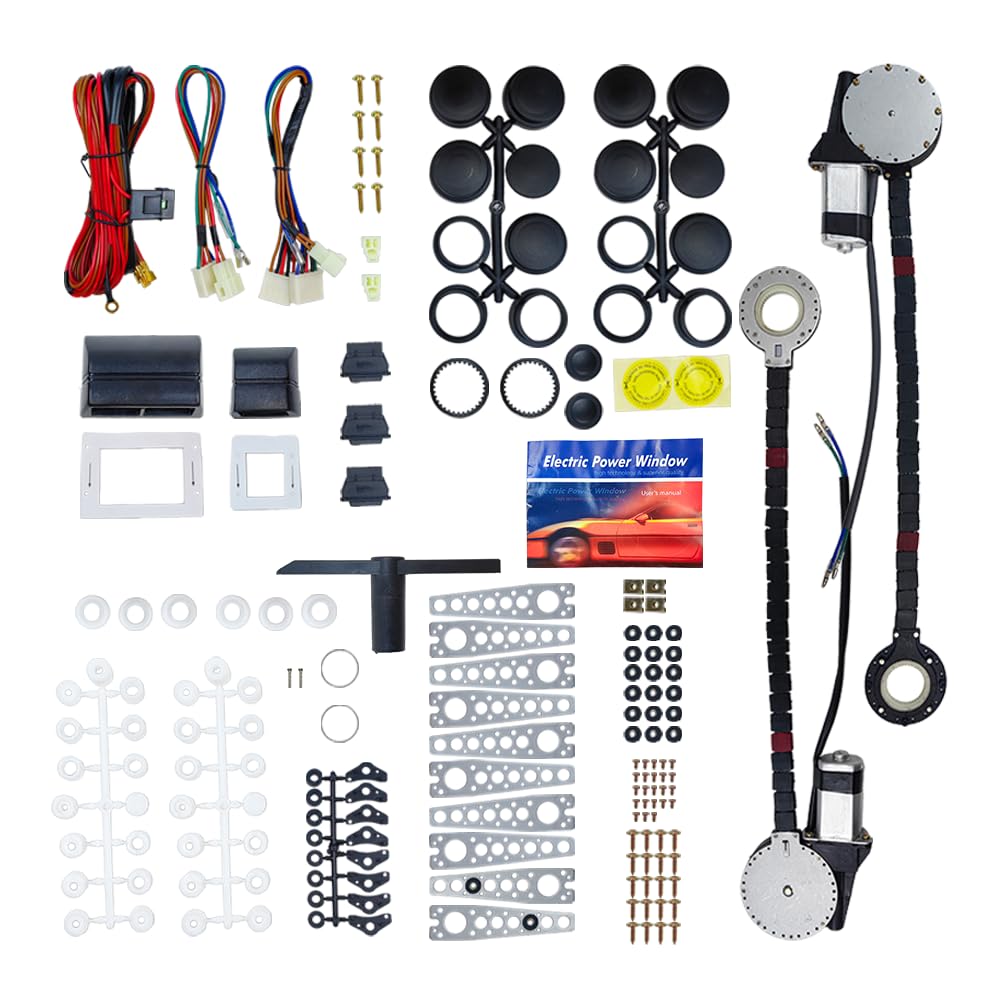 LLNSEAUTO kit packaging showing included motors and hardware for easy inventory