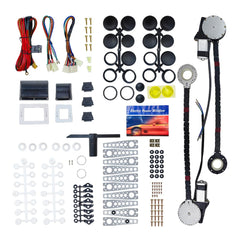 LLNSEAUTO kit packaging showing included motors and hardware for easy inventory