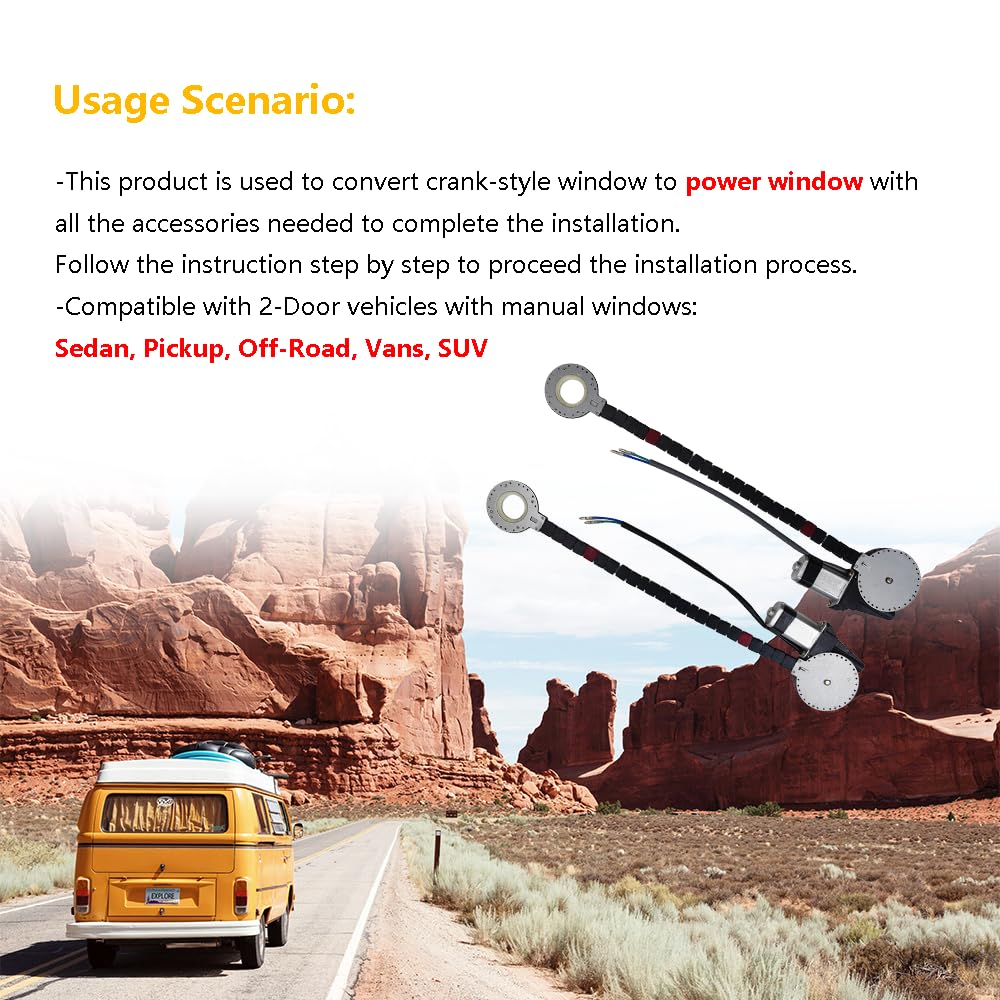 LLNSEAUTO installed conversion in vehicle door showing neat fit and convenience