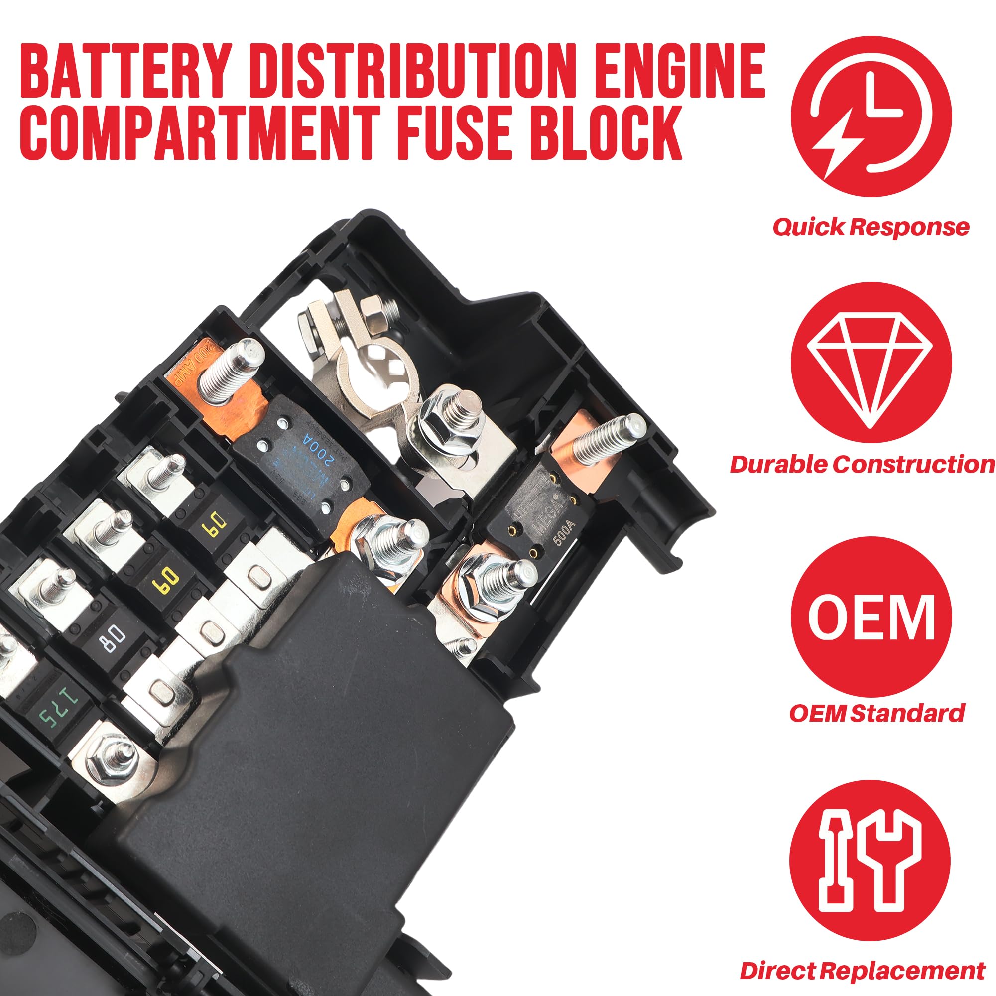 LLYZFED fuse block in garage repair scene helping DIYers complete quick installation
