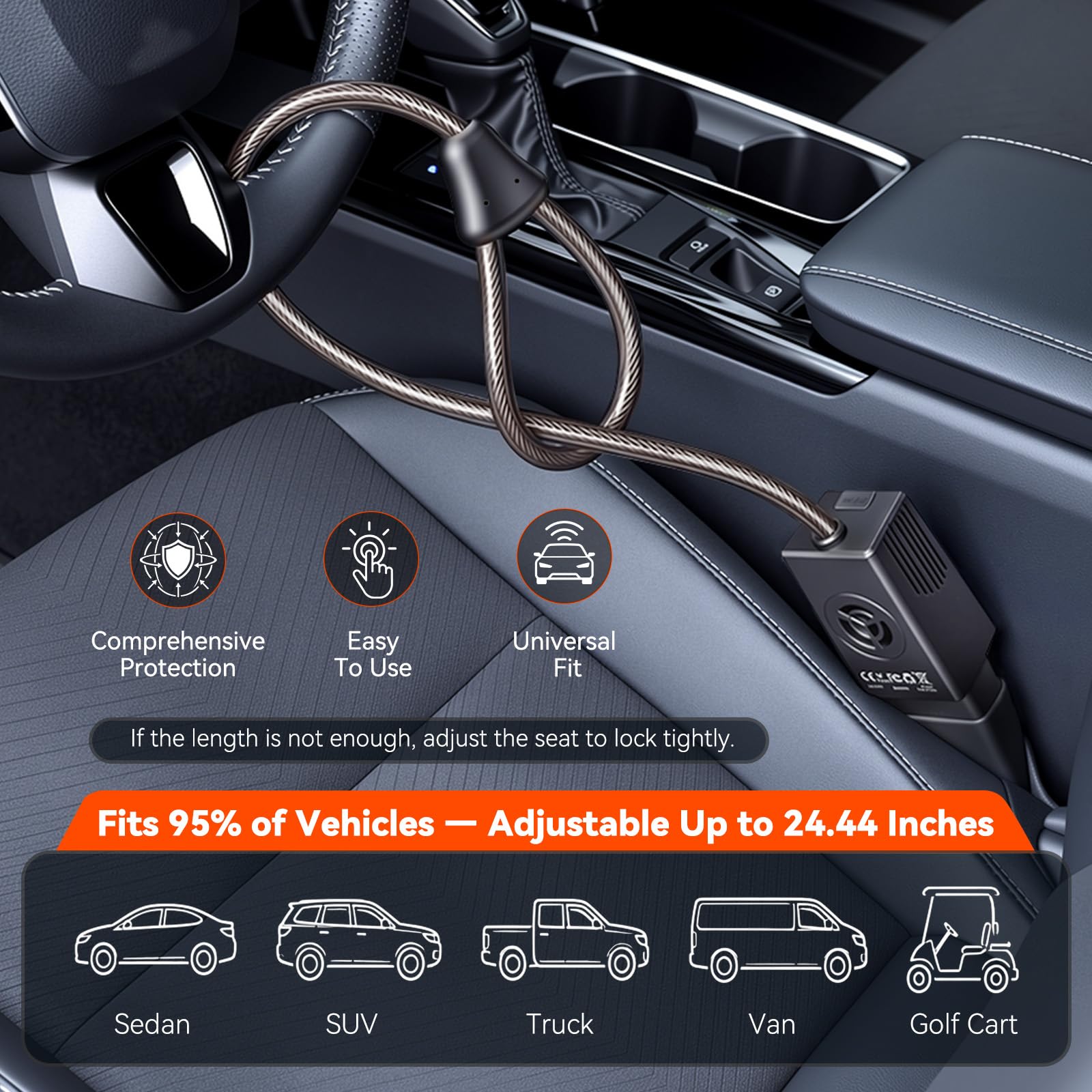 LNKERCO compact storage under car seat for convenient portability