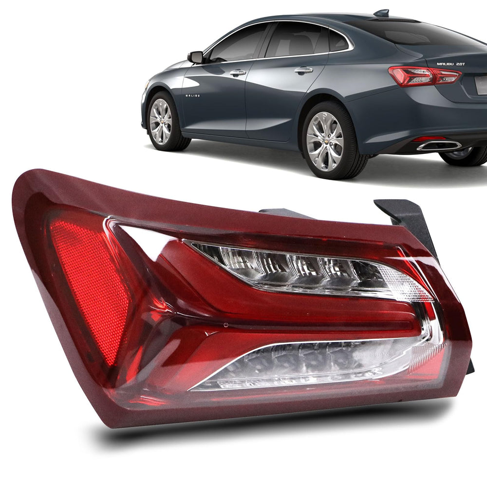 Lochnchn front view of tail light showing clean fit and bright design benefit