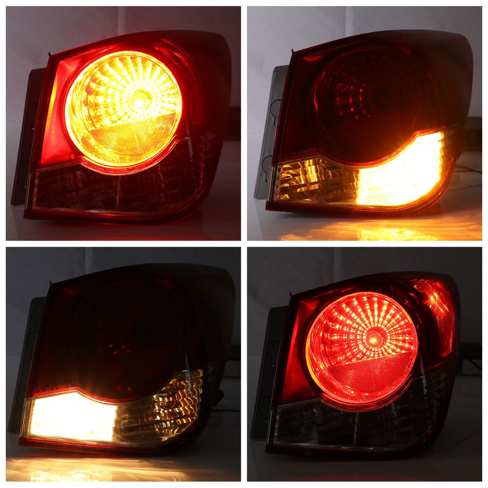 Lochnchn tail light close-up of lens texture showing sealed ABS benefit: durable clarity
