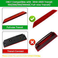 Lochnchn installed on Transit showing improved high-mounted brake visibility