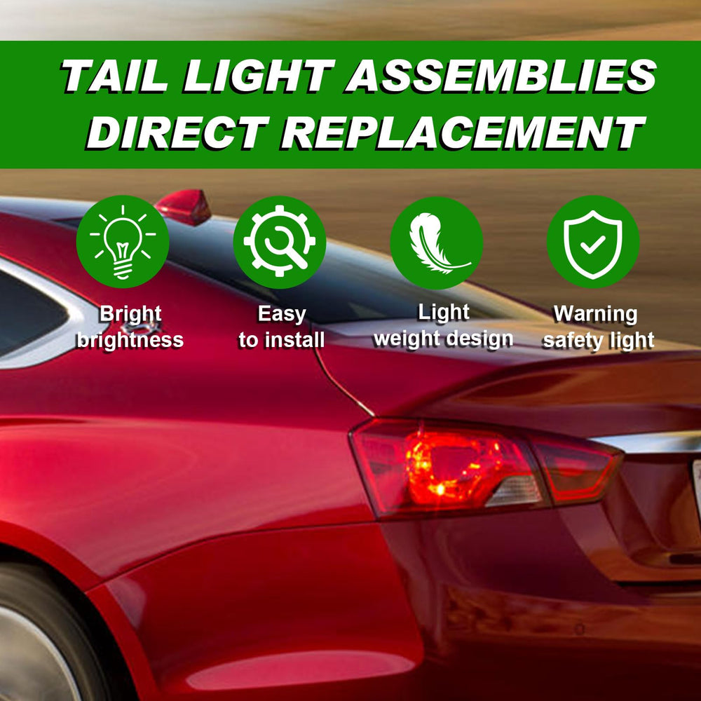Lochnchn packaged tail light with bulbs ready to install for quick replacement