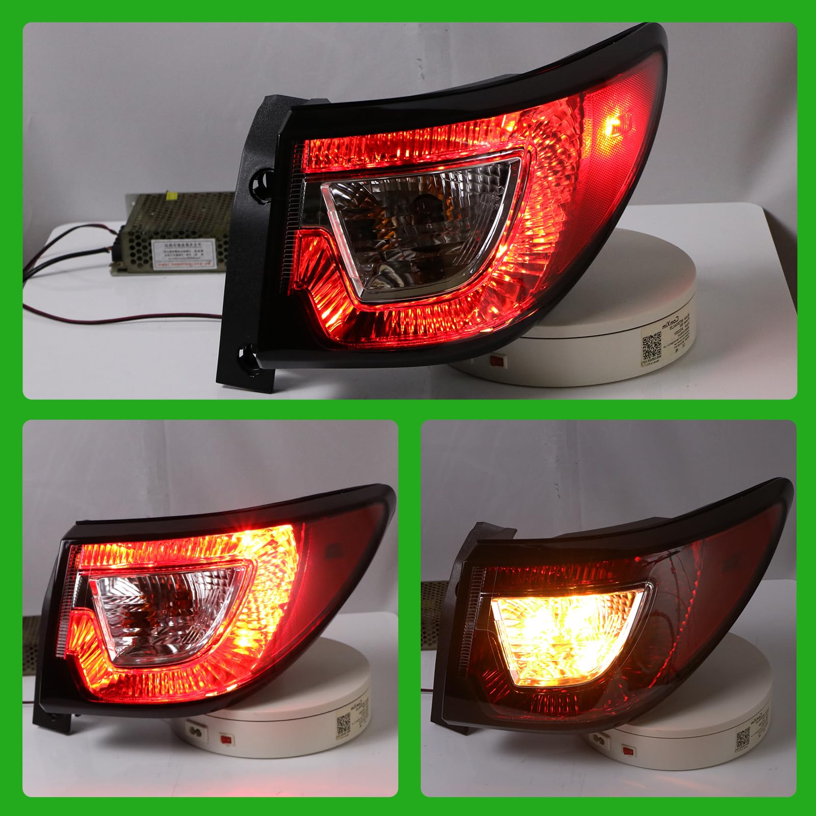 Lochnchn tail light installed on Traverse demonstrating correct fit and function