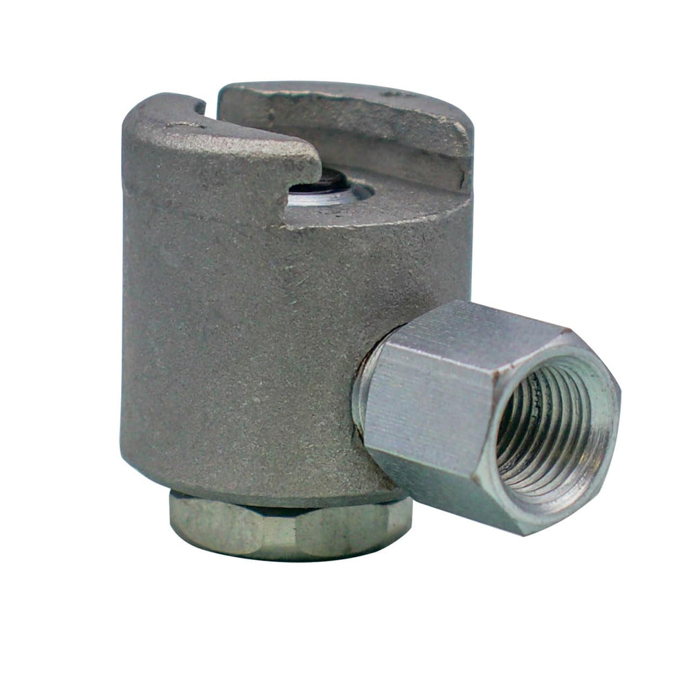 LockNLube close shot of coupler contact seat showing precise fit to fittings