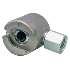 LockNLube closeup of 1/8 FNPT thread detail for secure hose connection