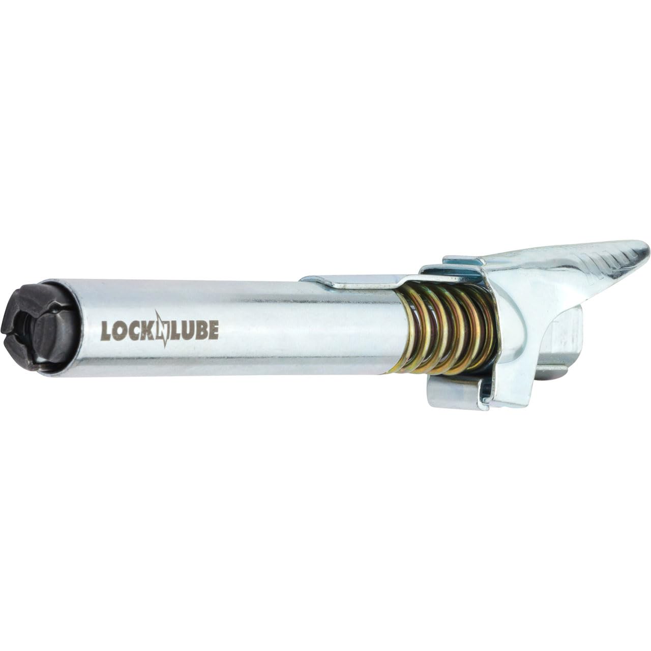 LockNLube engaged on PTO shaft illustrating access to shielded fittings