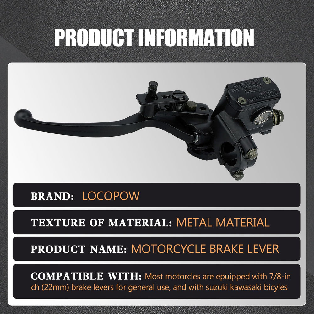 LOCOPOW installed on a pit bike showing restored left-side braking performance