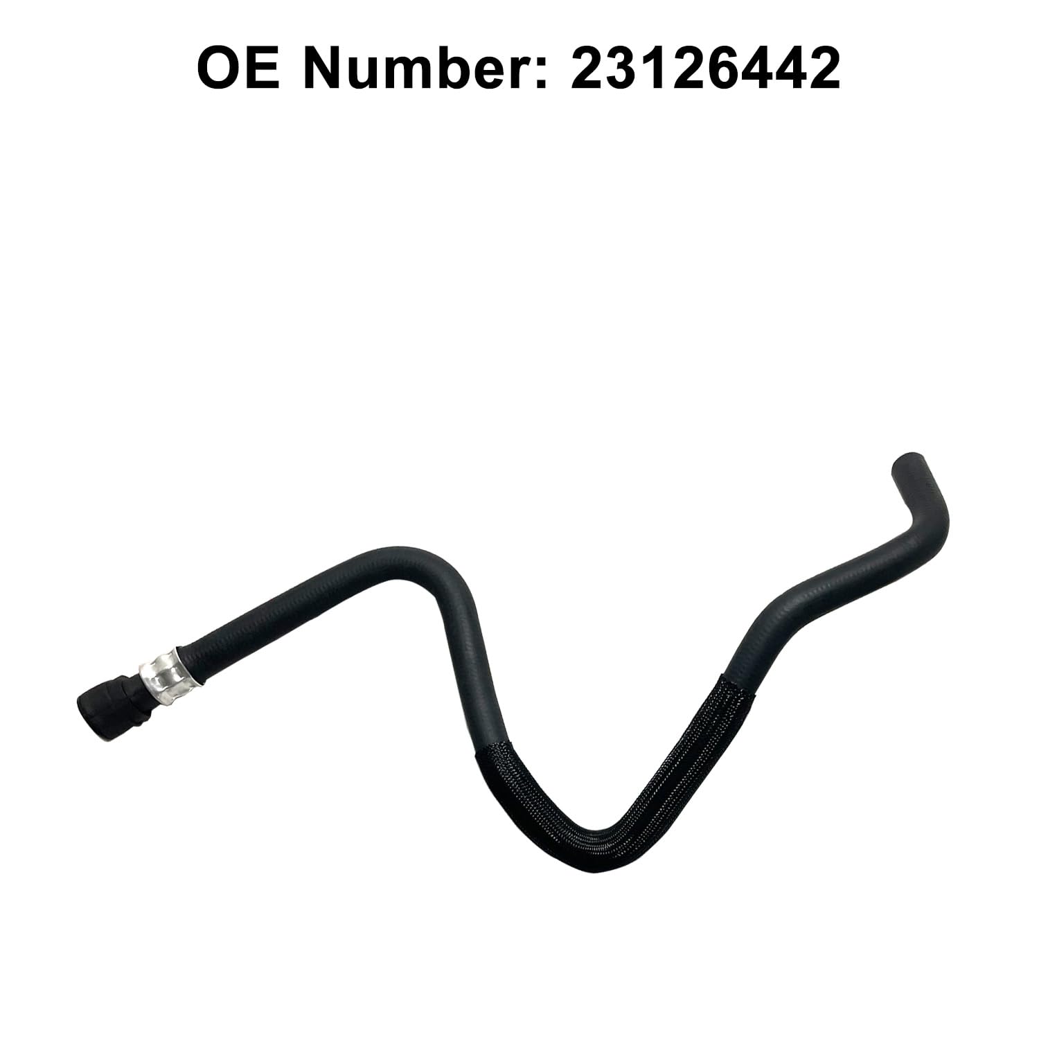 LOCOZI hoses beside ruler for scale showing correct length and fitment benefit