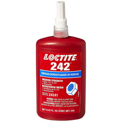 Loctite bottle front label showing product and usable medium strength