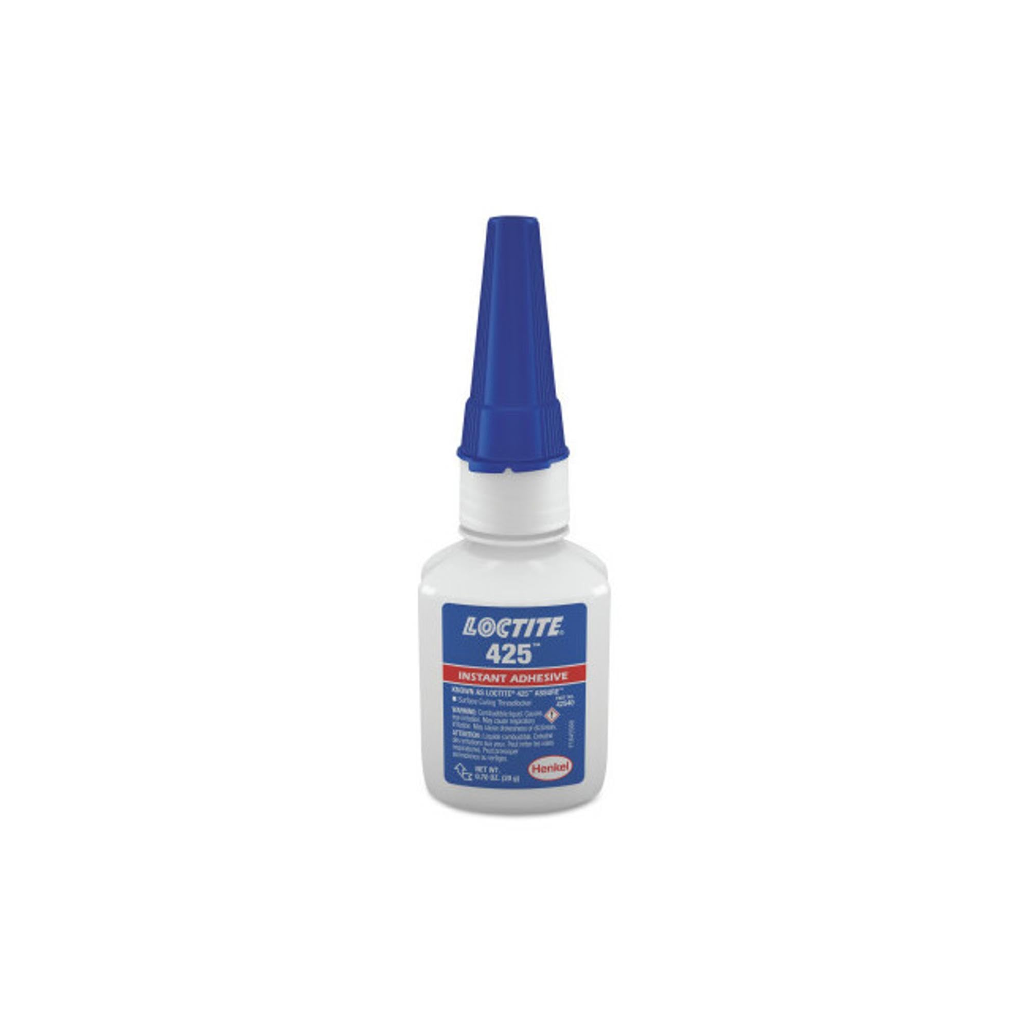 Loctite 425 Assure front packaging showing tube and low-strength threadlock benefit