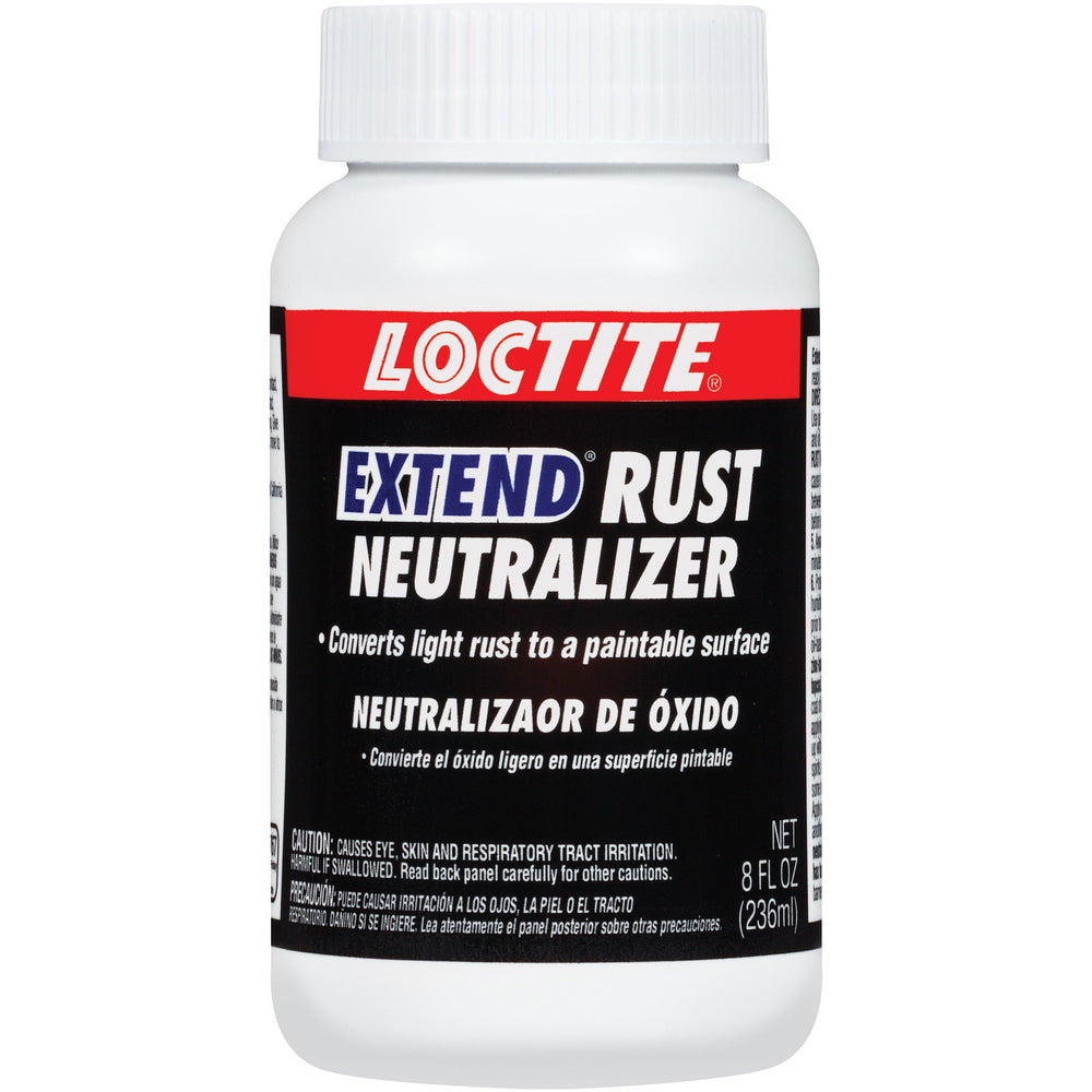 Loctite bottle front label showing product and fast rust conversion benefit