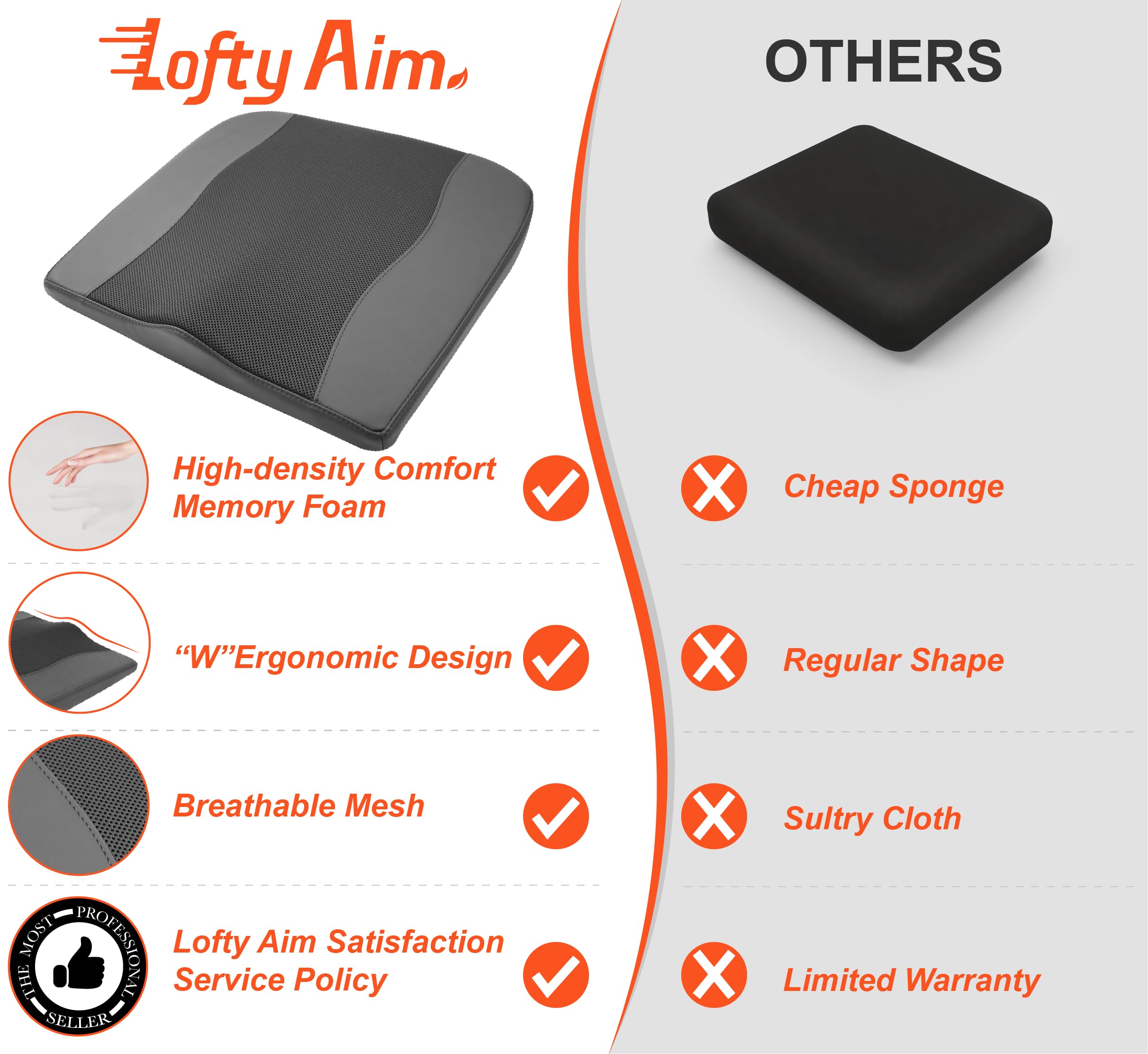 Lofty Aim hybrid leather cover being wiped clean for easy maintenance