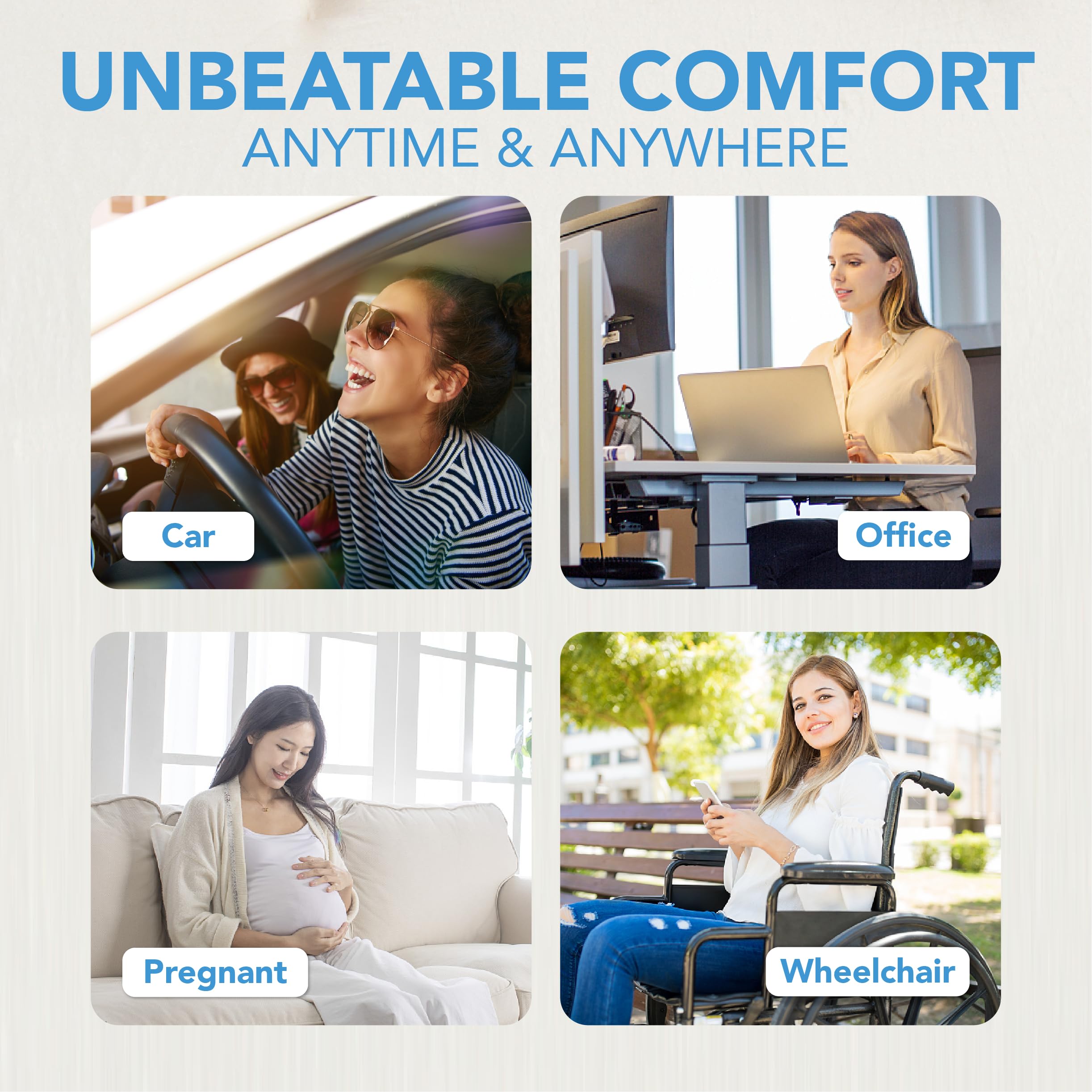 Lofty Aim cushion in driver seat enhancing visibility and posture