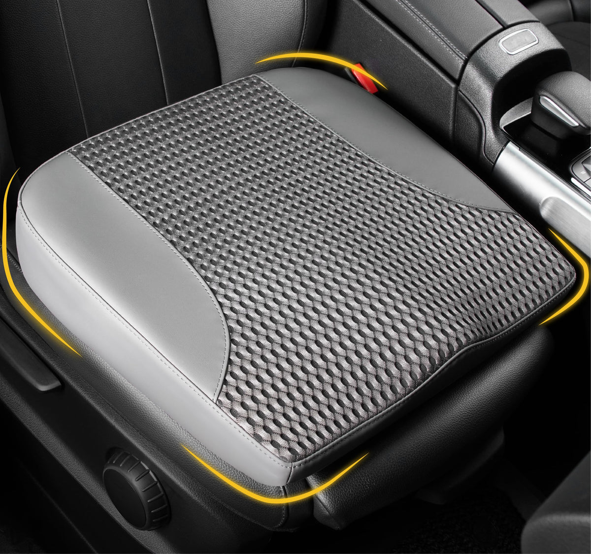 Lofty Aim front view of cushion showing contoured shape and comfort