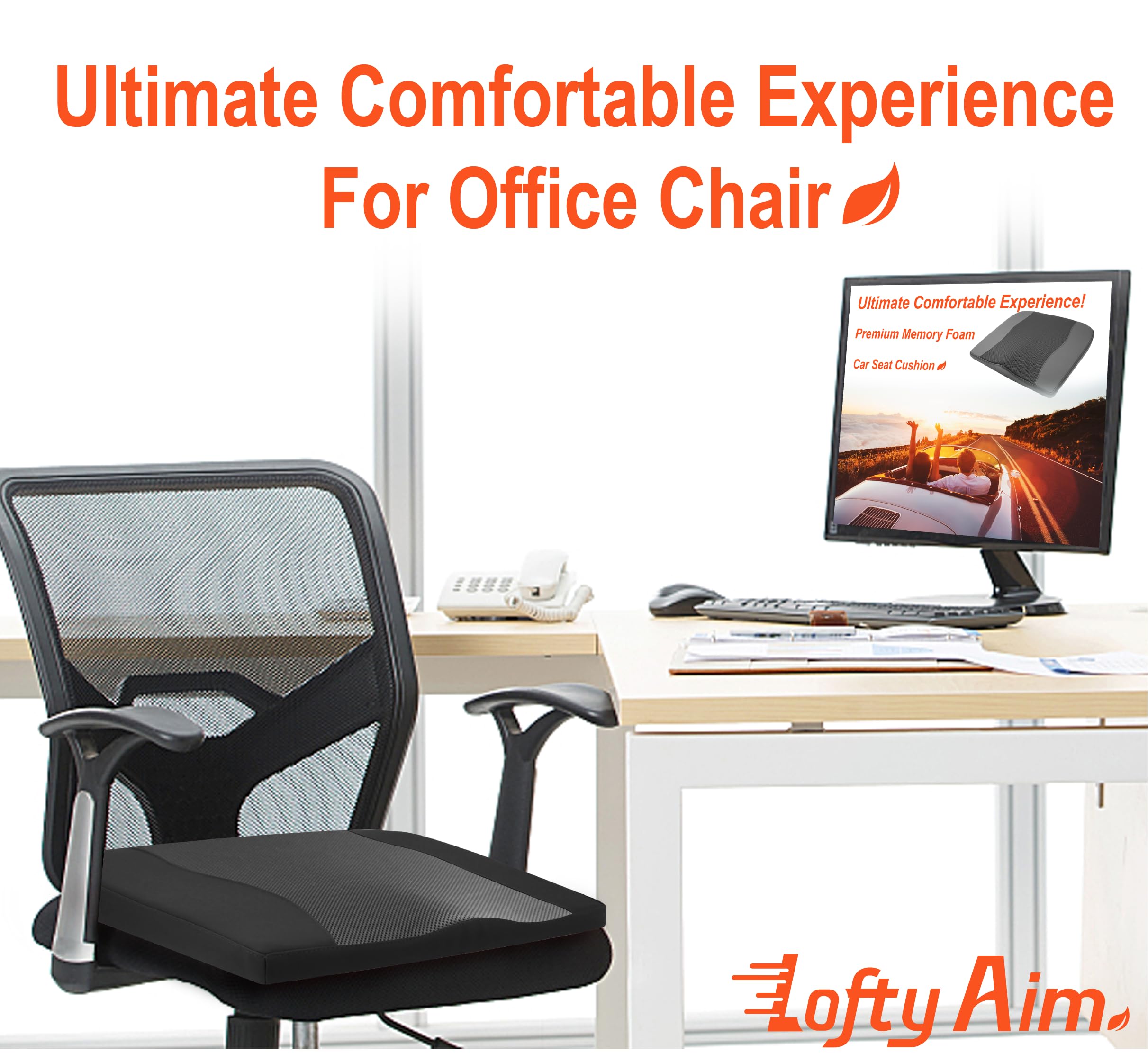 Lofty Aim breathable mesh panel detail allowing airflow and cooler seating