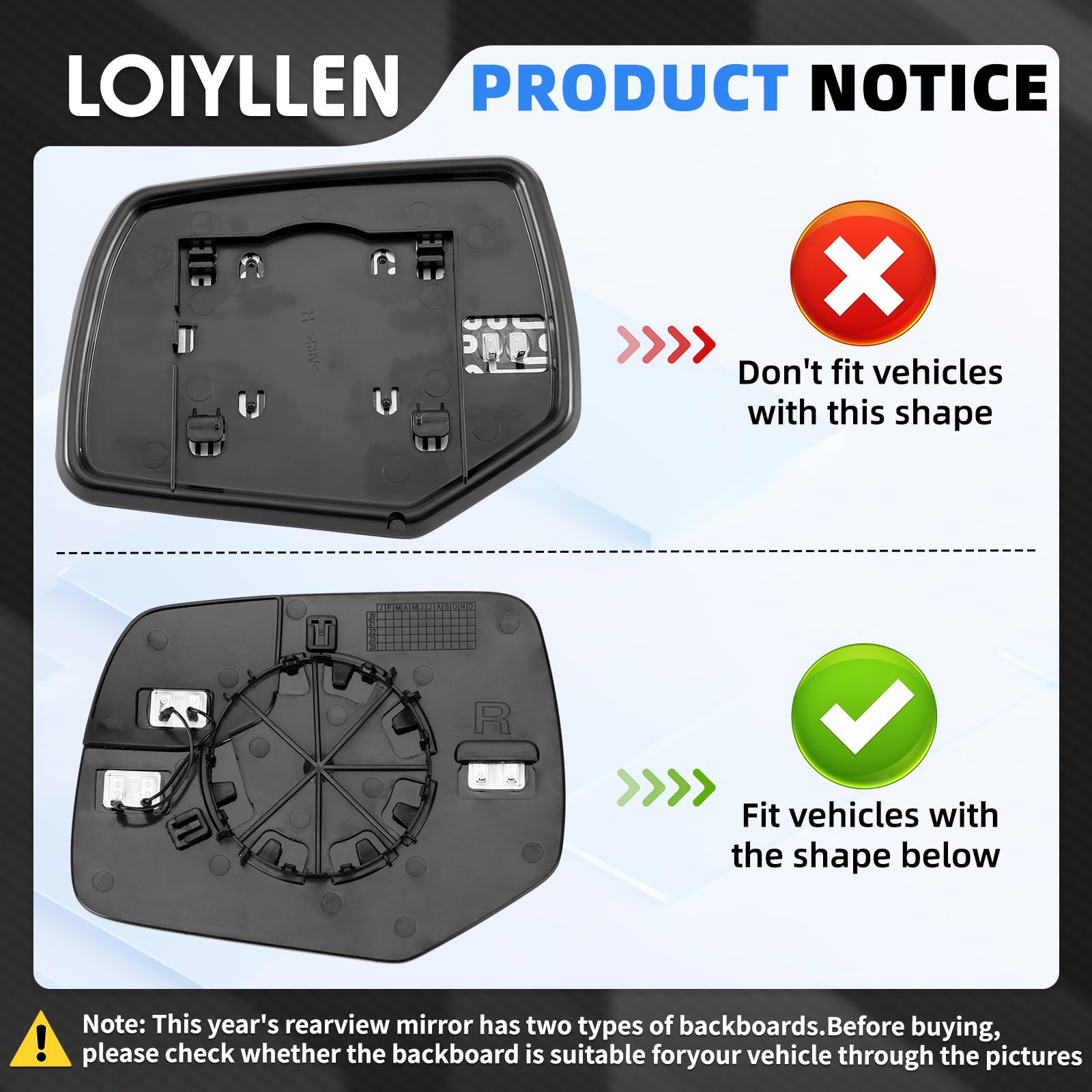 LOIYLLEN close-up of glass edge highlighting clarity and reduced distortion benefit