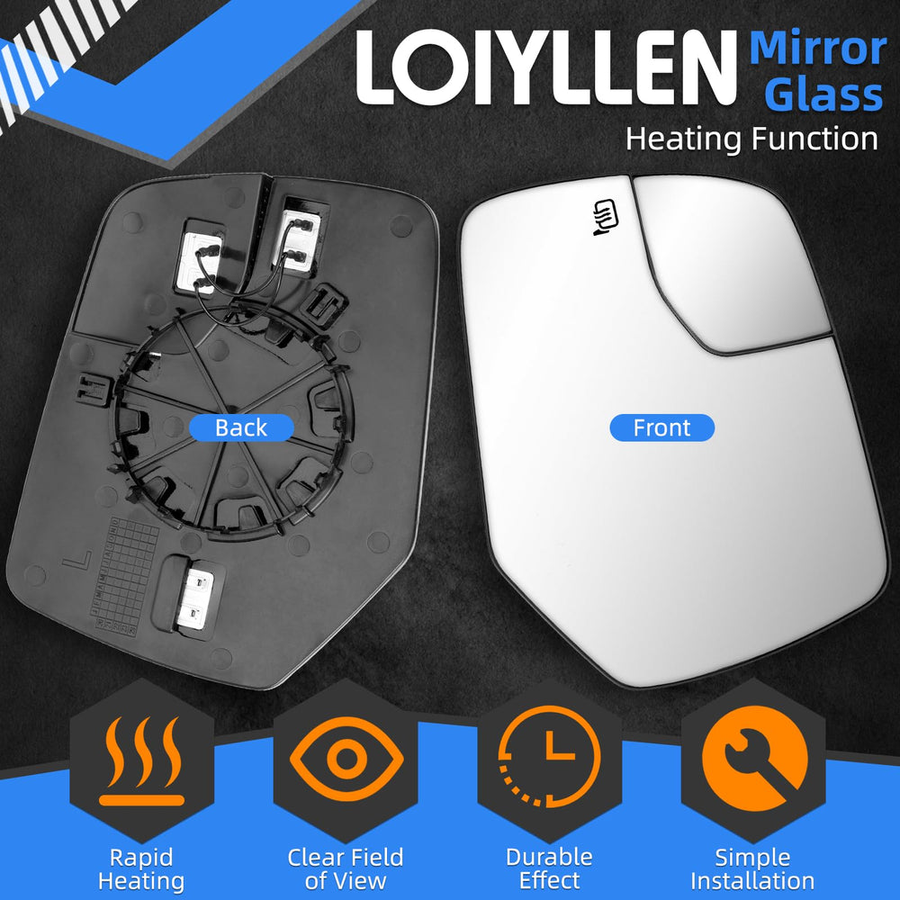 LOIYLLEN close-up of mirror glass surface highlighting improved visibility