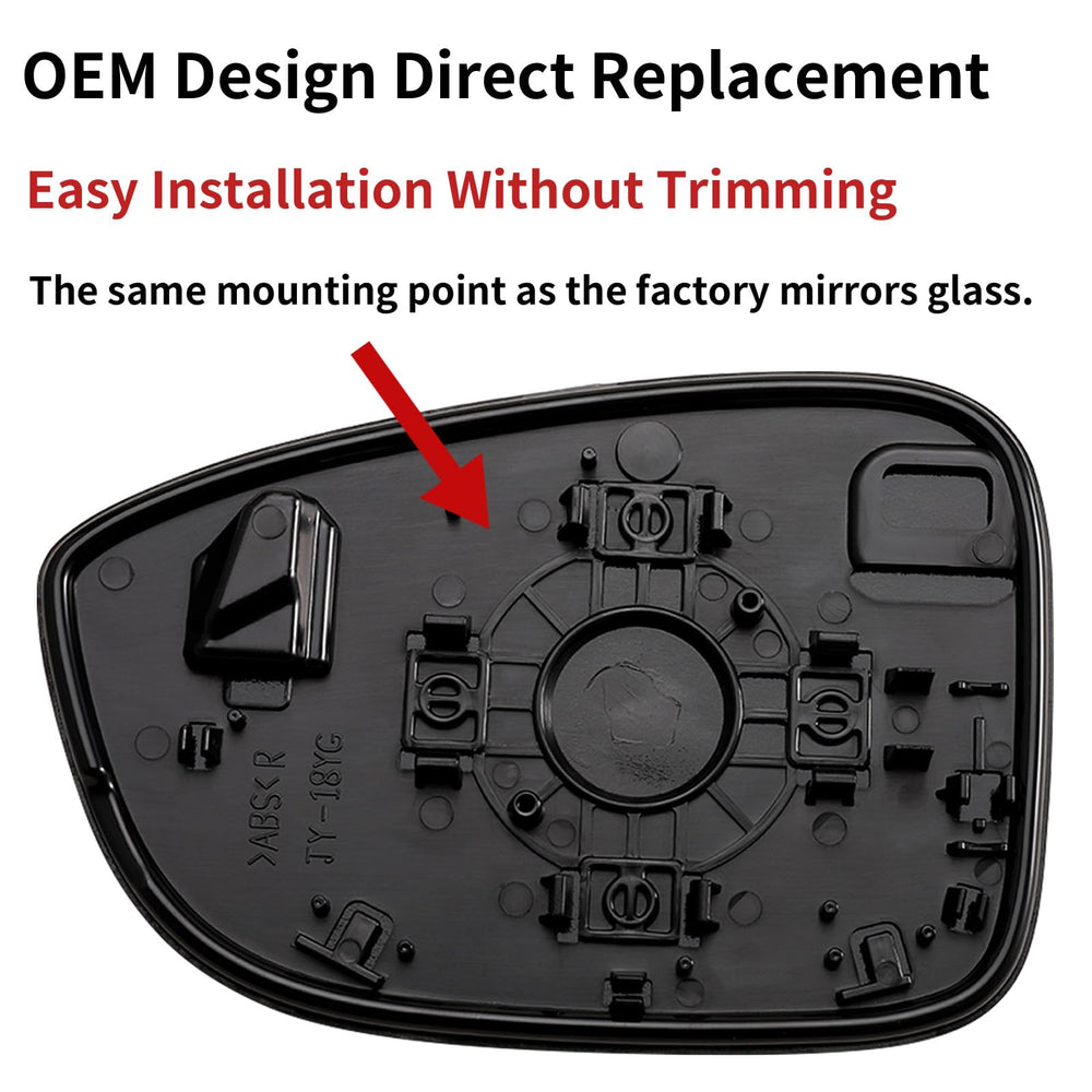 LOIYLLEN reflective surface close-up delivering clearer rear visibility