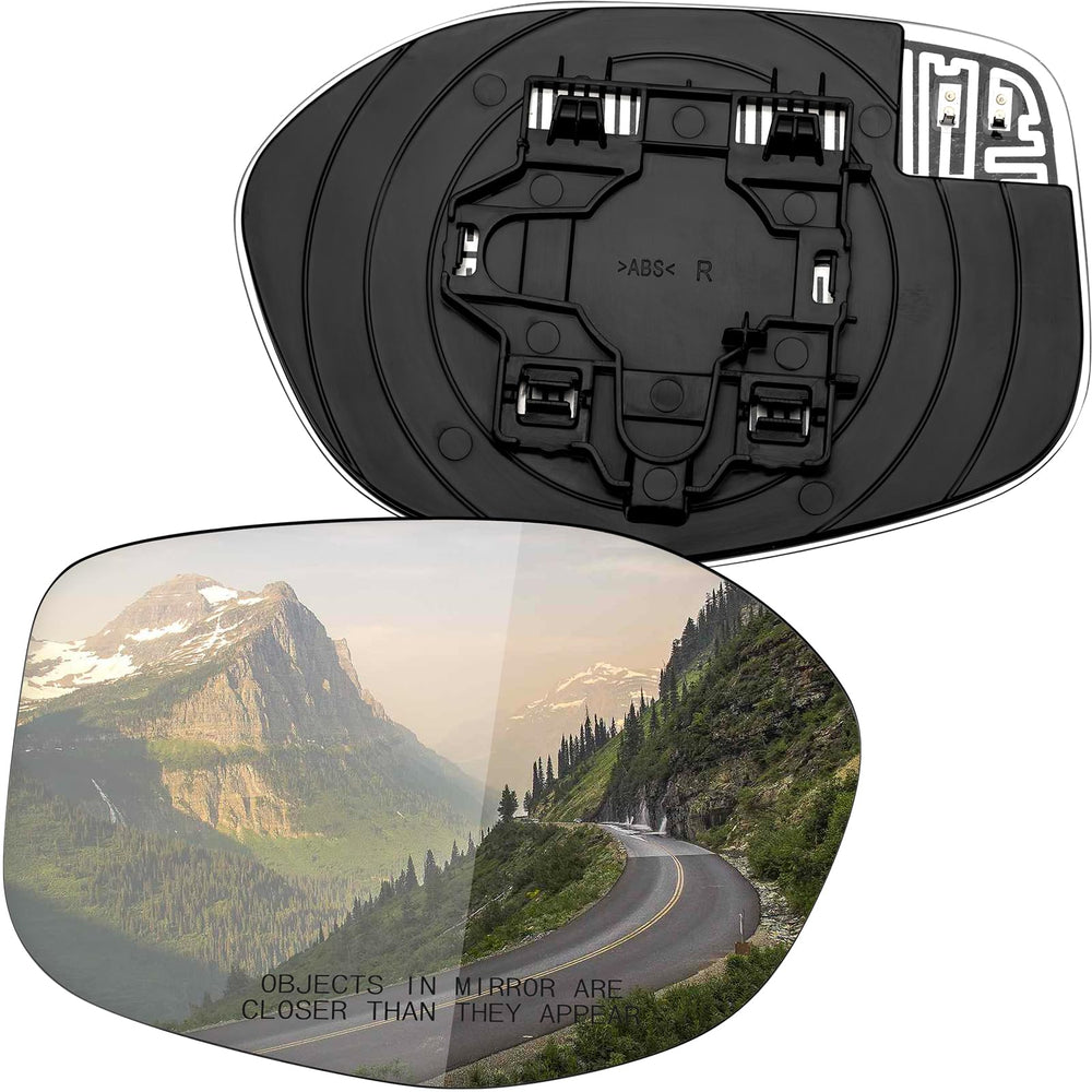 LOIYLLEN front view of right passenger mirror glass showing improved visibility