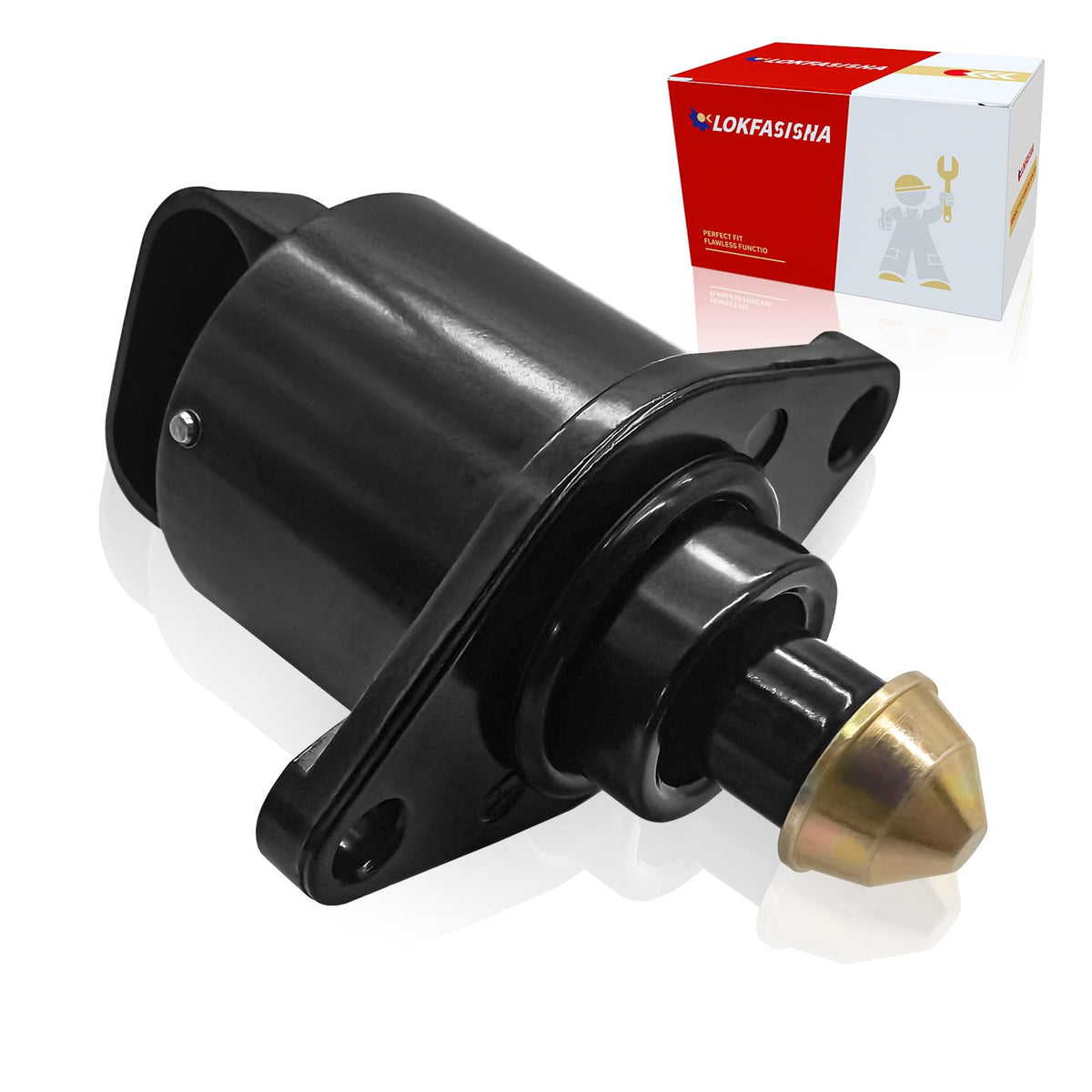 LOKFASISHA front view idle air control valve showing fit and finish for reliable replacement