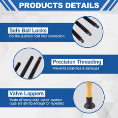 Loksun extension rods detail demonstrating reach into recessed valve seats