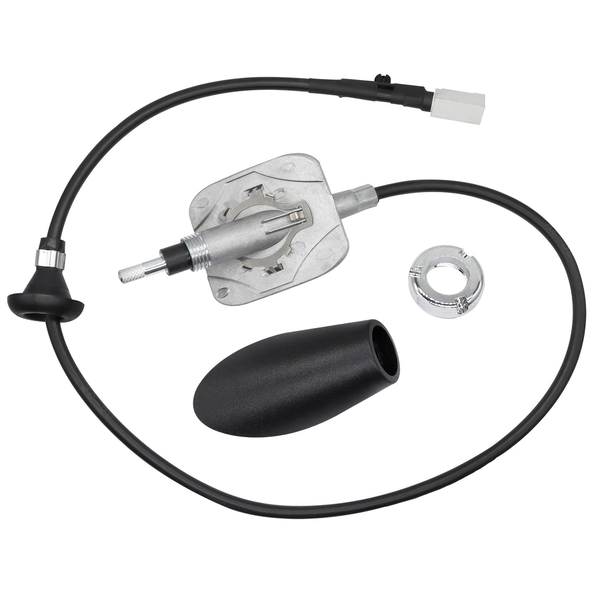 LoloWheat front antenna base showing mount and cover for reliable fit