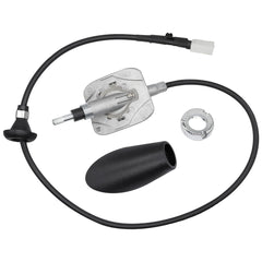 LoloWheat front antenna base showing mount and cover for reliable fit