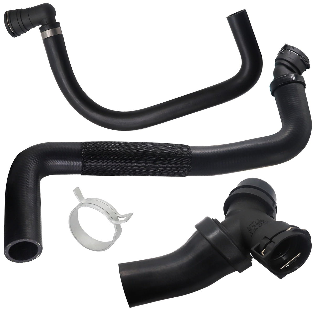 LoloWheat T-connector front view showing OEM-style fit and leak prevention