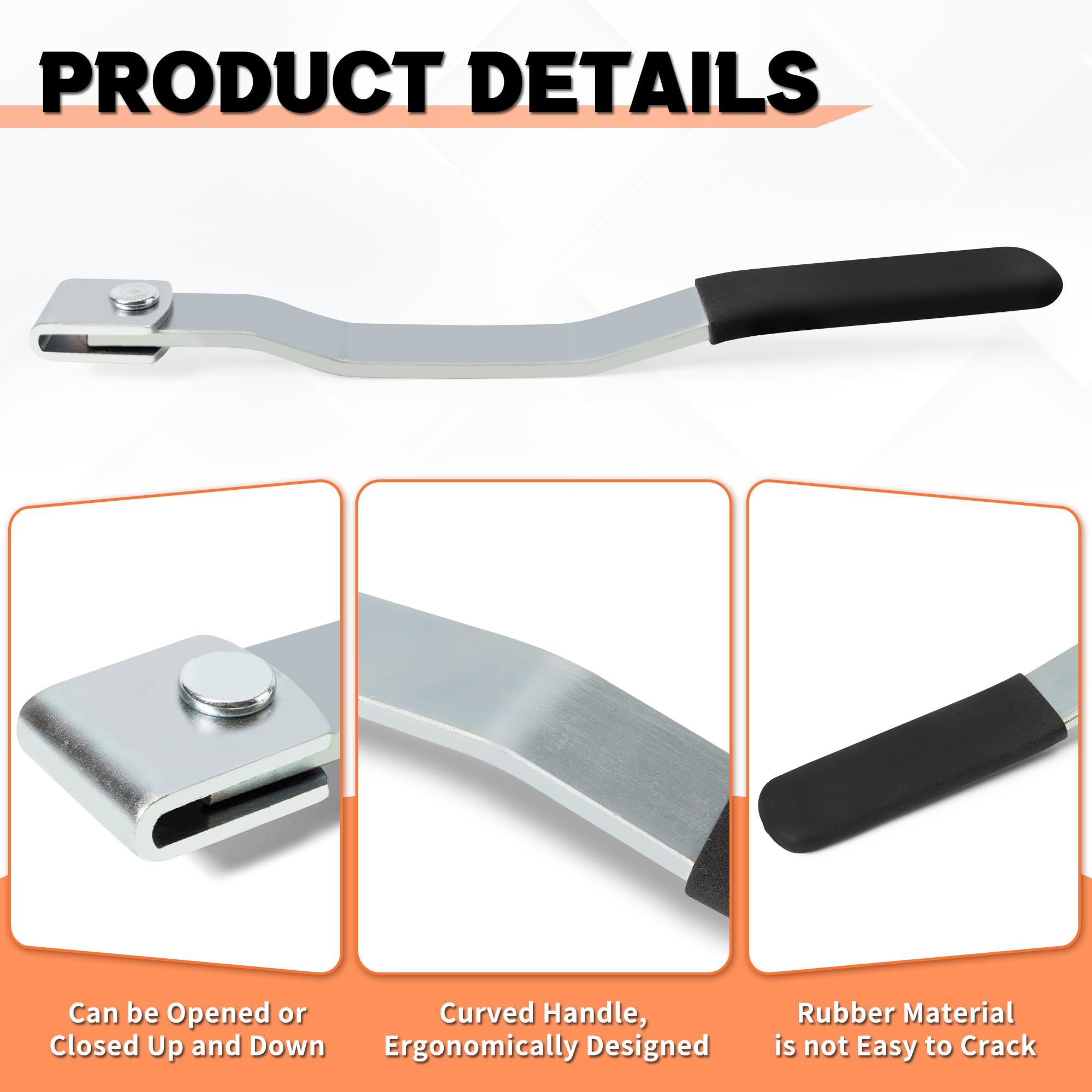 LONFFERY galvanized finish texture resisting rust and extending lifespan benefit