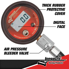 Longacre 53036 shock-resistant bumper protecting gauge from drops