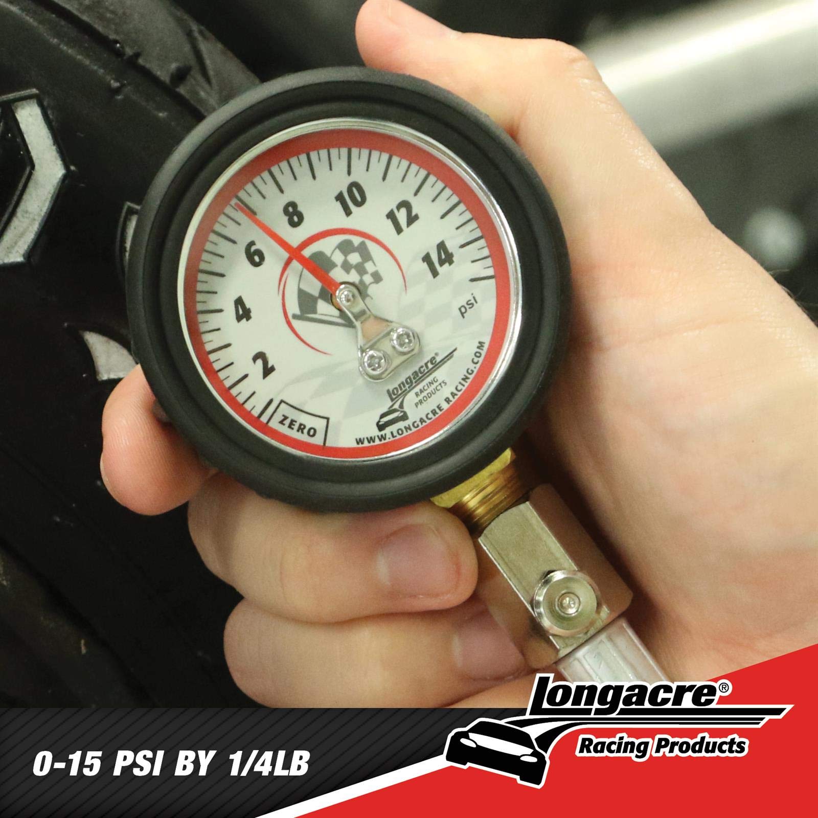 Longacre held in hand to show compact 2-inch scale and portable workshop convenience