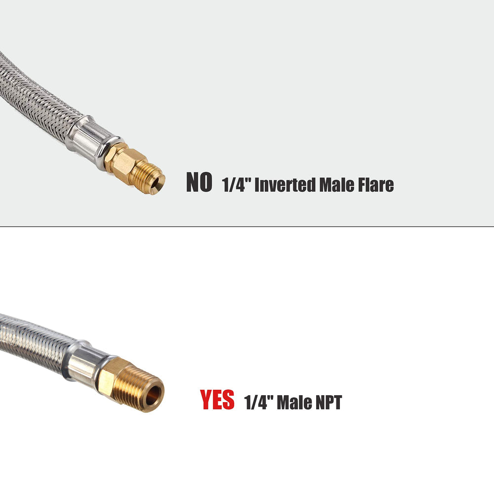 LONGADS hose connected to 4-port tee showing auxiliary supply hookup benefit