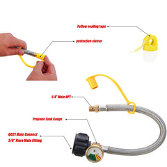 LONGADS color-coded tank gauge detail showing easy-to-read fuel level at-a-glance