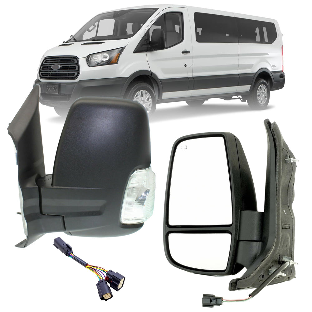 LONGLING left mirror front assembly showing fit and finish