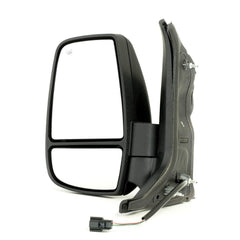 LONGLING left mirror heated glass close-up showing anti-fog benefit