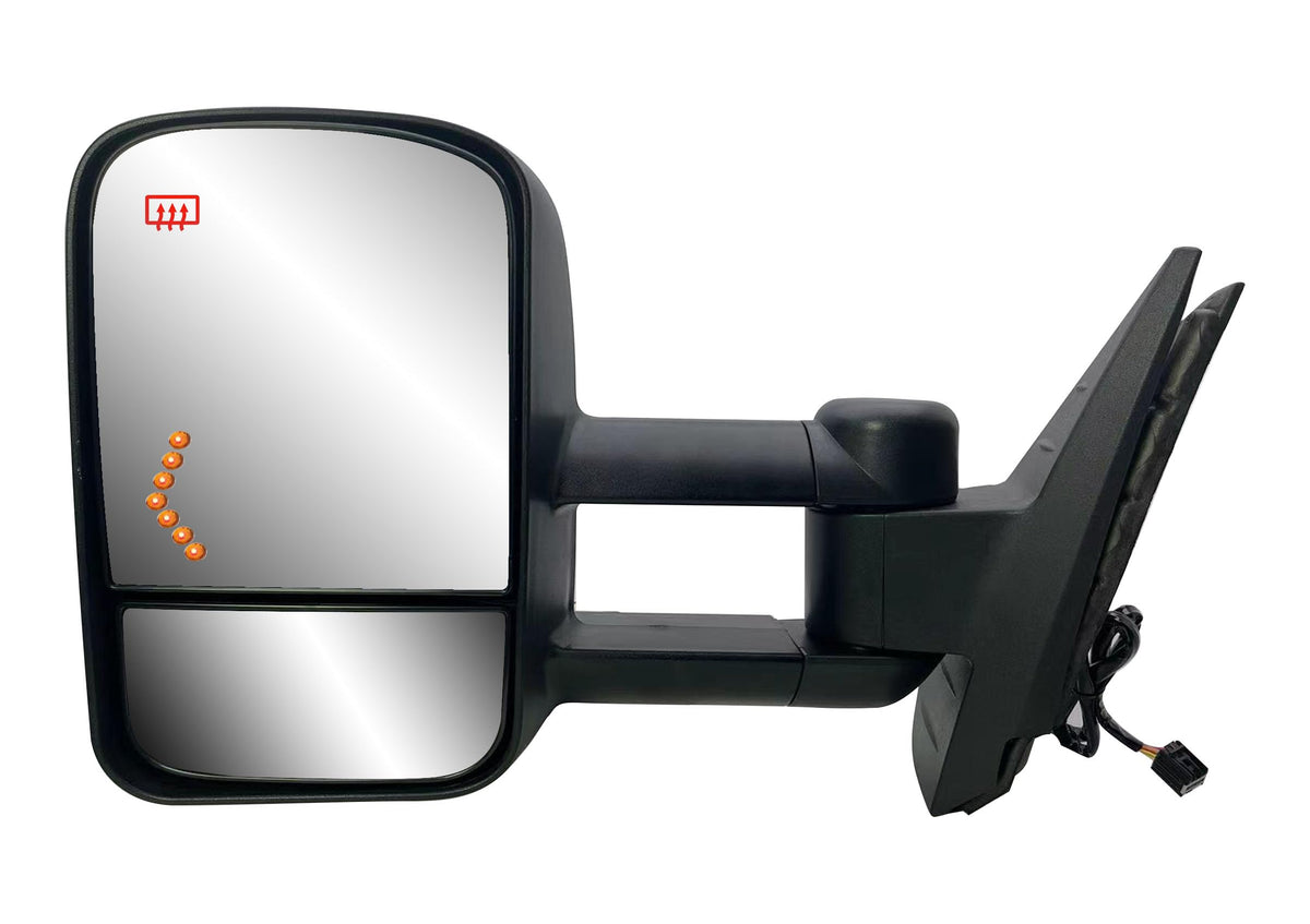 LONGLING left towing mirror front view showing full replacement benefits
