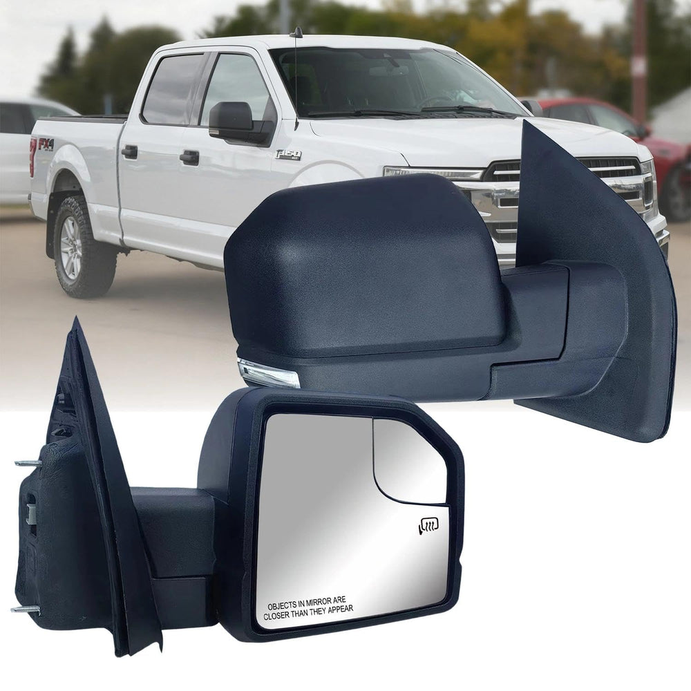 LONGLING passenger right mirror front view showing fit and finish benefit