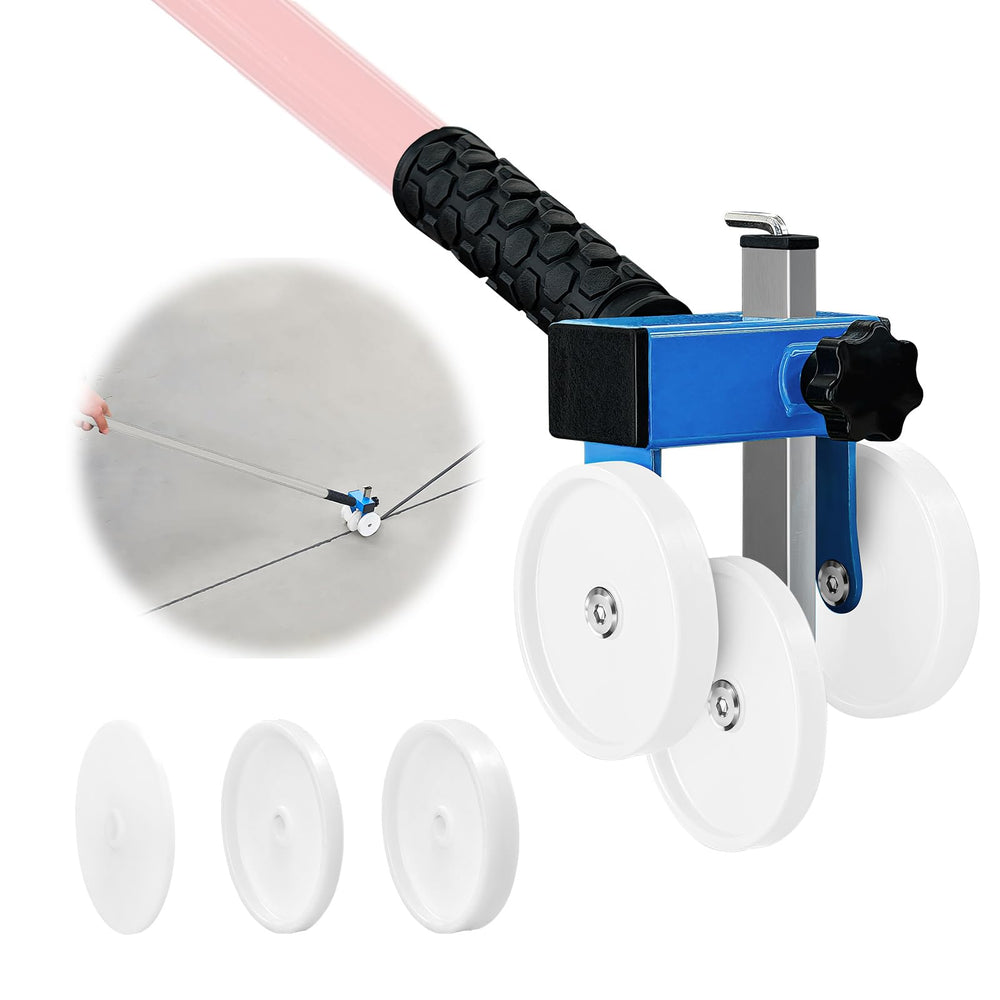 LookFox front view of insertion tool showing frame and wheel assembly for faster installs