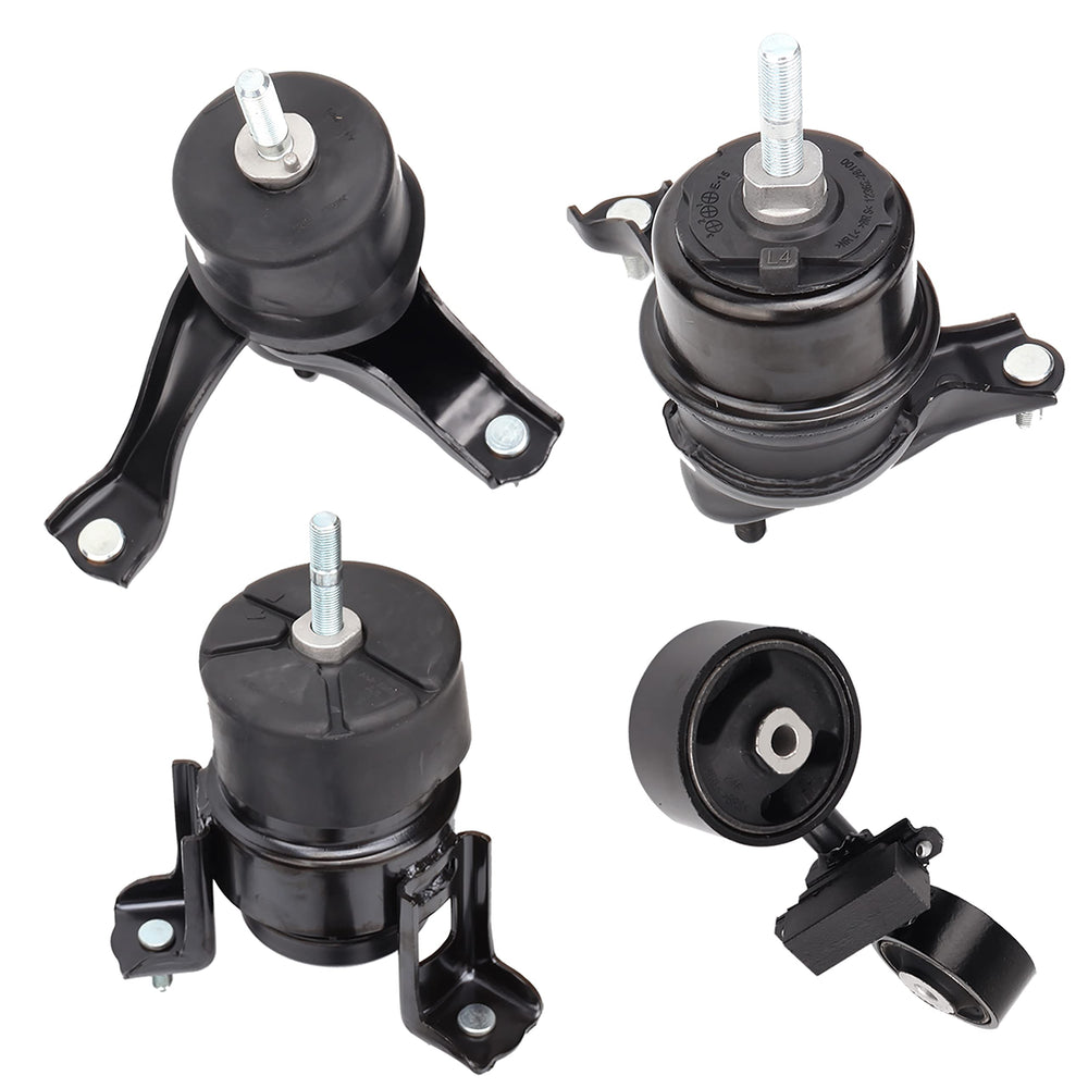 loongrie front view of engine mount kit showing complete replacement set and fit