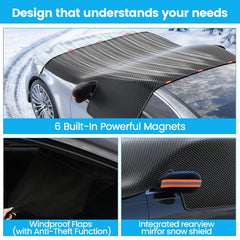 lootaan close-up of side mirror pocket protecting mirror from ice and snow