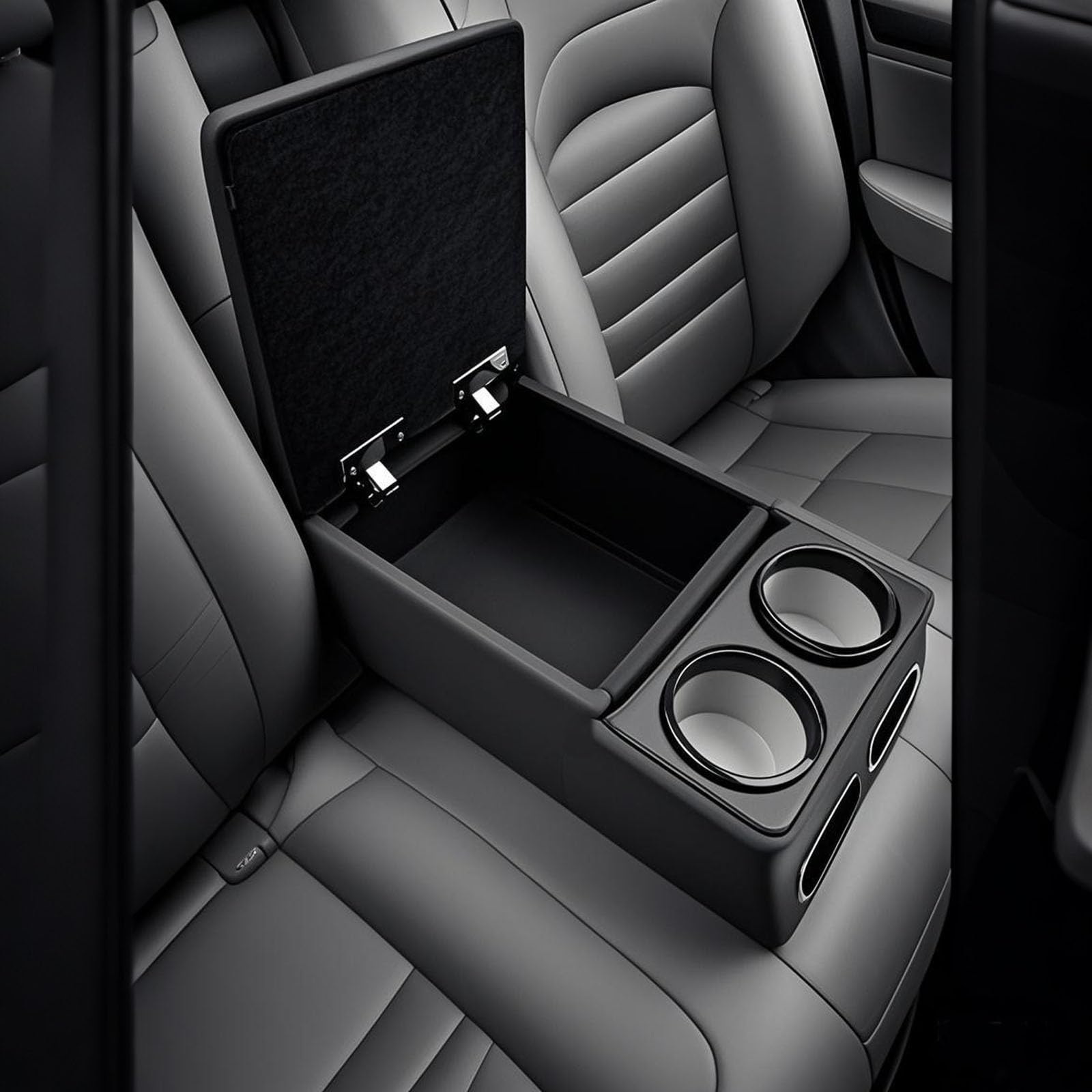 LOOYE close-up of faux leather texture showing durable, easy-clean surface