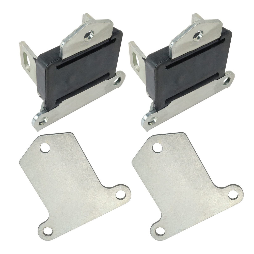 LOSTAR motor mount beside ruler showing accurate OEM fitment benefit