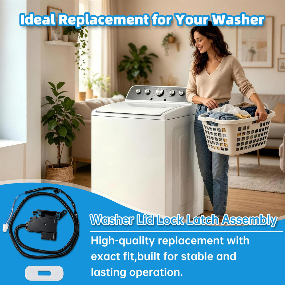 LOTMOVE repaired washer in laundry showing reliable operation after replacement