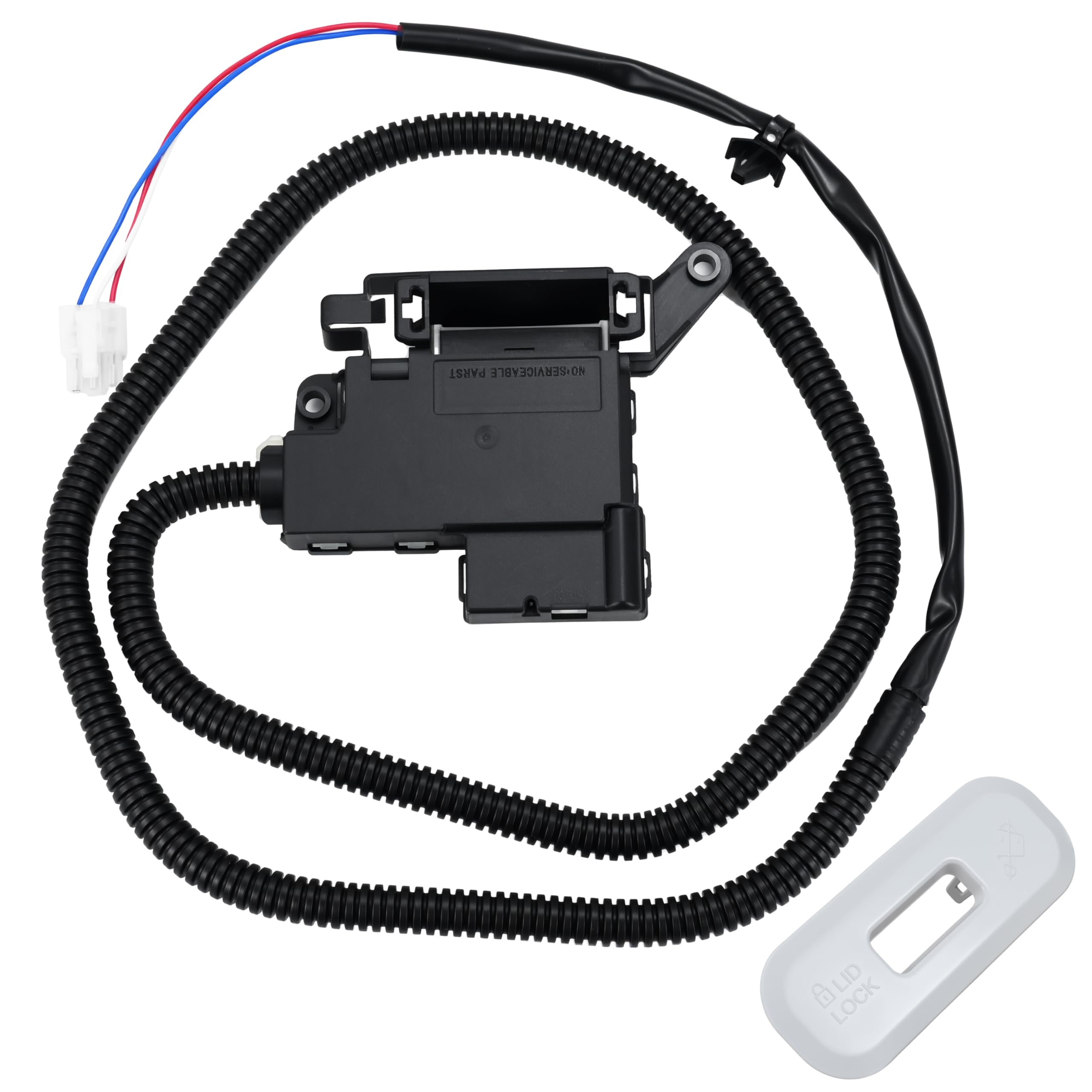 LOTMOVE front view of W11414731 assembly showing fit and secure locking benefit