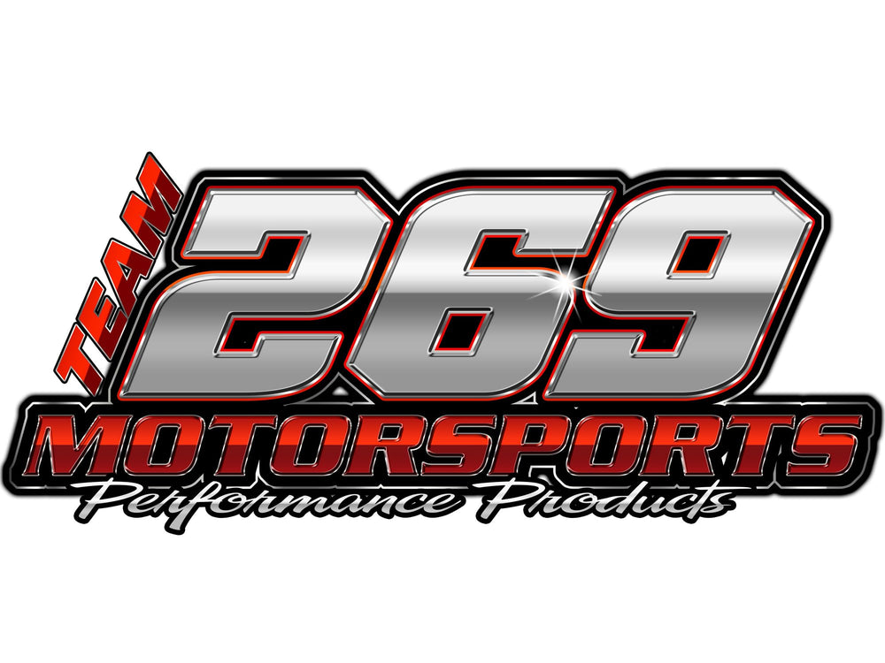 269 Motorsports sensor beside ruler showing compact size for tight engine-bay fitment